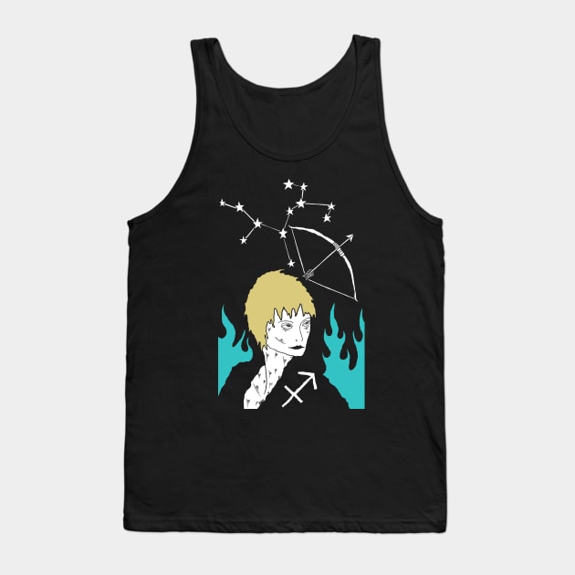 Sagittarius by Allie Hartley Tank Top by AllieHartleyArt